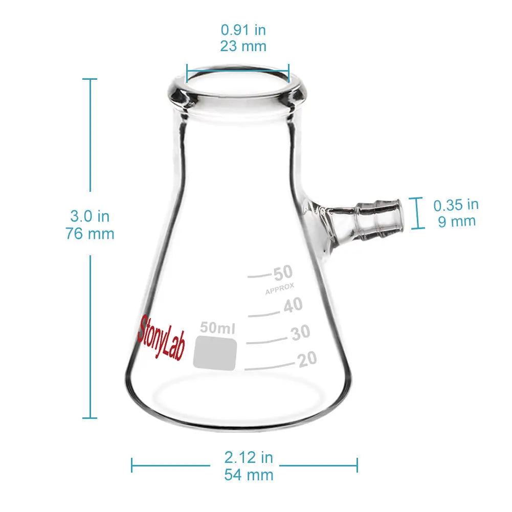 Filtering Flask, Bolt Neck with Tubulation, 50-2000 ml - StonyLab Flasks - Erlenmeyer 