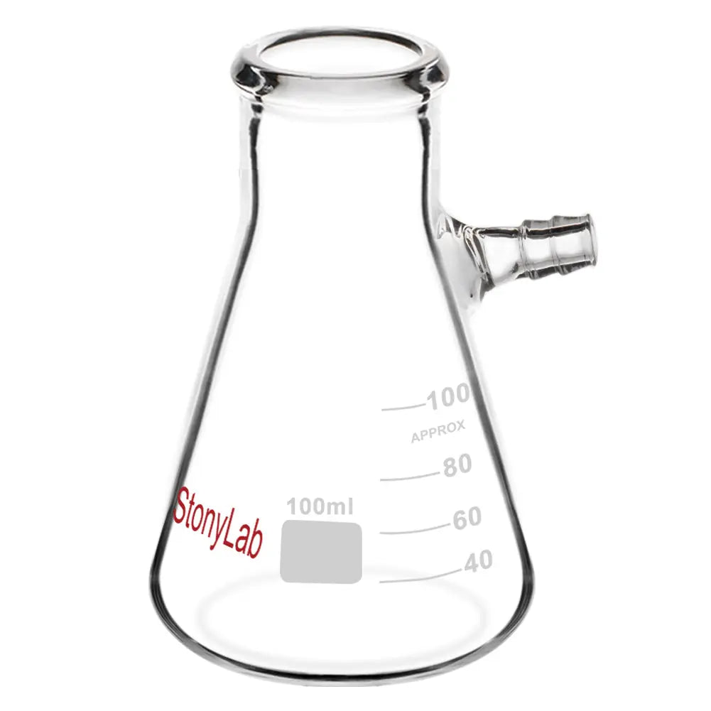 Filtering Flask, Bolt Neck with Tubulation, 50-2000 ml - StonyLab Flasks - Erlenmeyer 100-ml