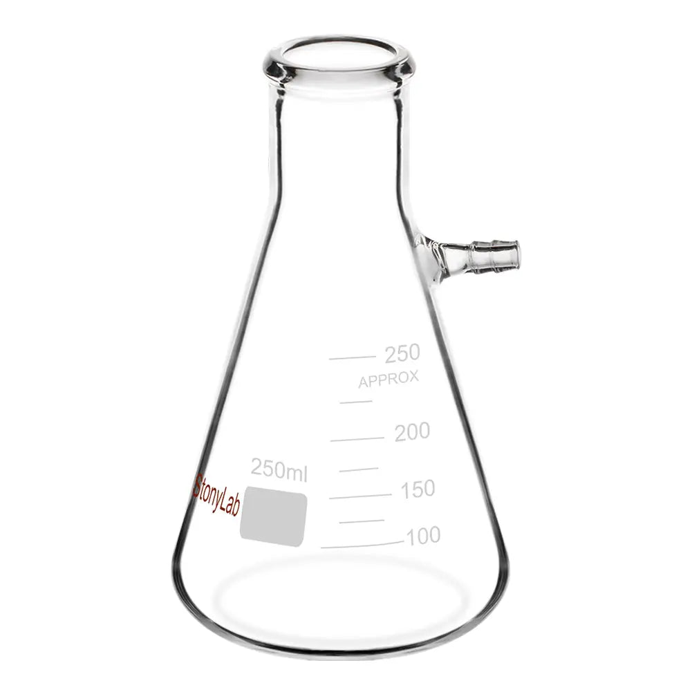 Filtering Flask, Bolt Neck with Tubulation, 50-2000 ml - StonyLab Flasks - Erlenmeyer 250-ml
