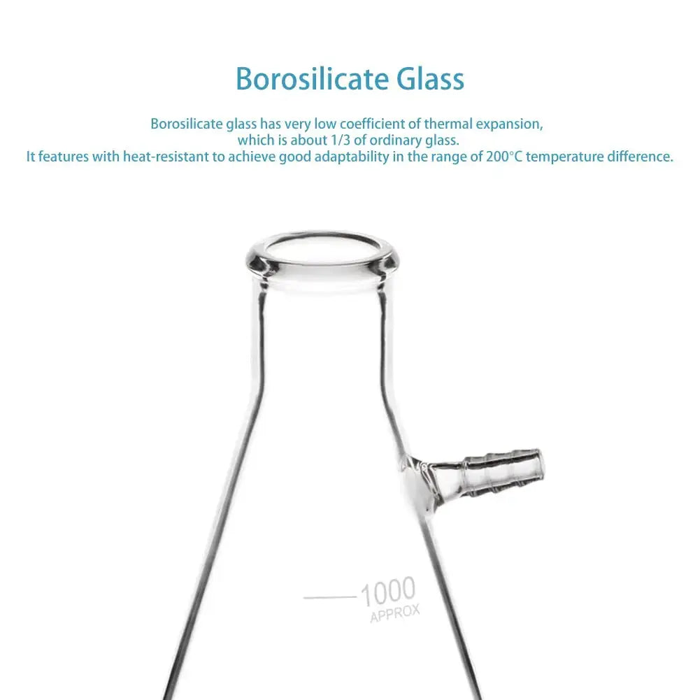 Filtering Flask, Bolt Neck with Tubulation, 50-2000 ml Filtering Flask