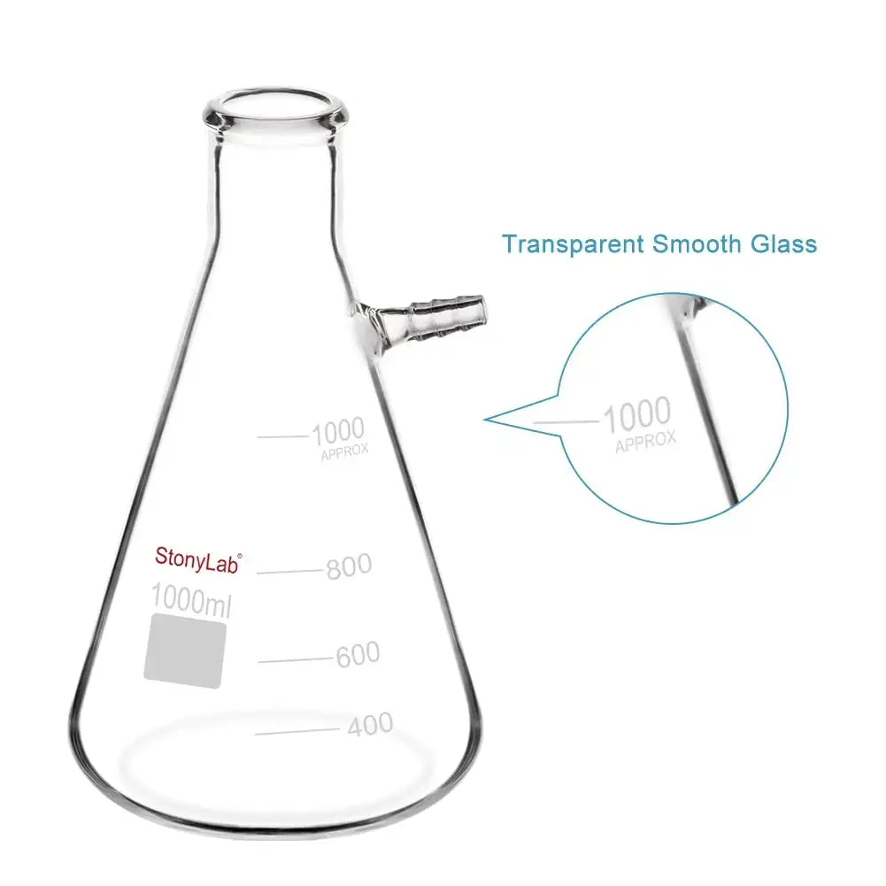 Filtering Flask, Bolt Neck with Tubulation, 50-2000 ml Filtering Flask