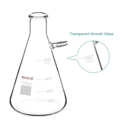 Filtering Flask, Bolt Neck with Tubulation, 50-2000 ml Filtering Flask