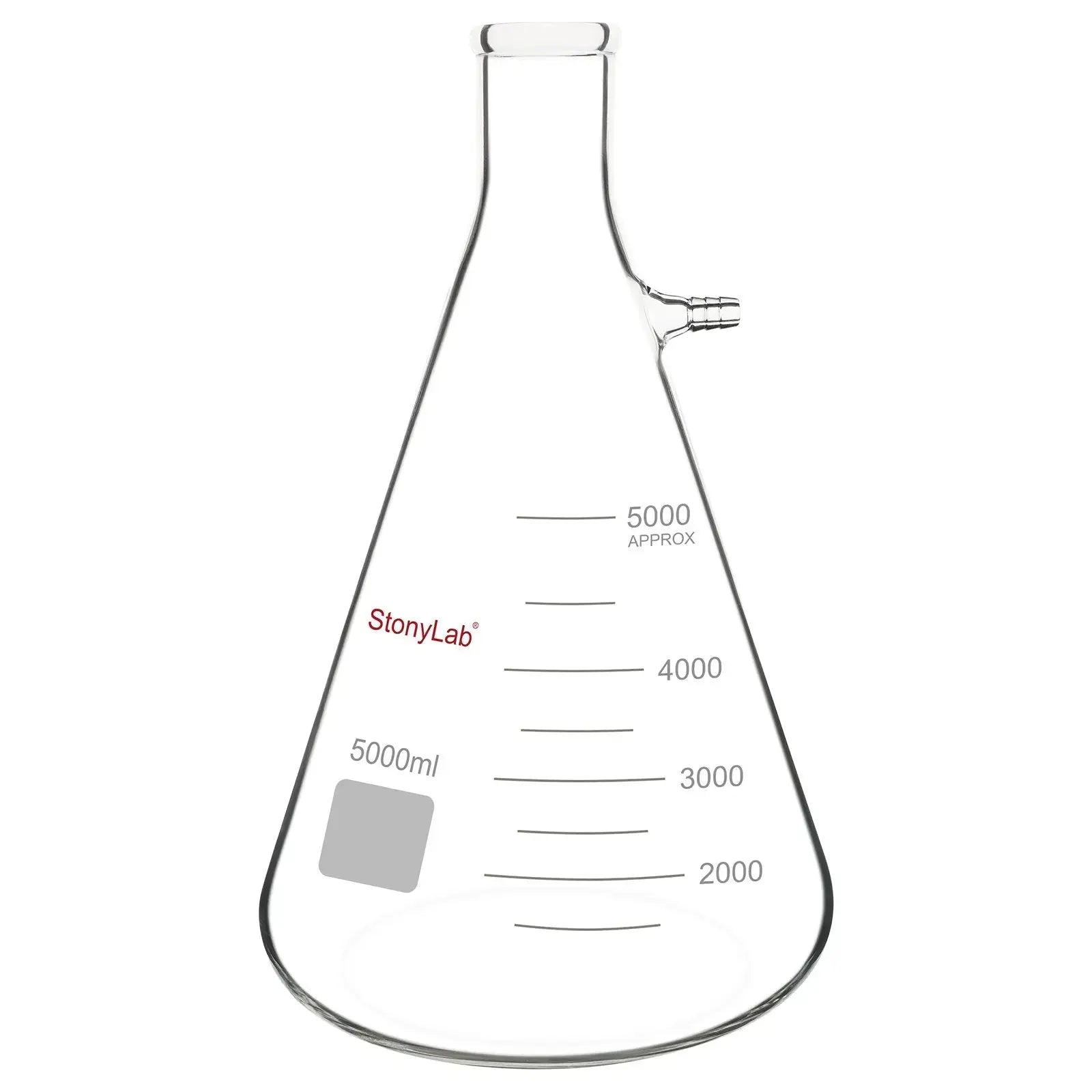 Filtering Flask, Bolt Neck with Tubulation, 50-2000 ml Filtering Flask 5000-ml
