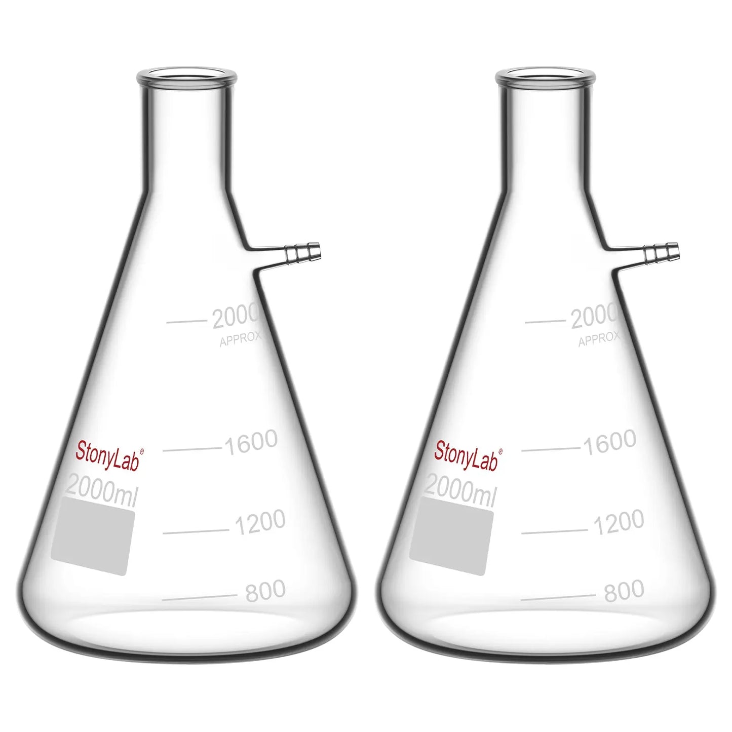 Filtering Flask, Bolt Neck with Tubulation, 50-5000 ml Flasks-Filtering