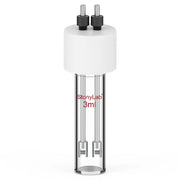Comprehensive product view and setup components for StonyLab Flat-Bottom Sealed Tubular Electrolytic Cell