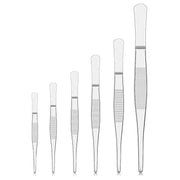 StonyLab Flat Tip Tweezers Set for professional laboratory applications