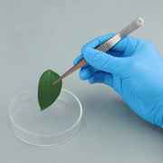 Alternative angle showing underlying build quality of StonyLab Flat Tip Tweezers Set
