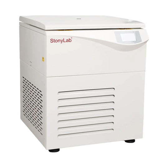 Floor-standing refrigerated centrifuge, 10,000 rpm, 15,730 × g, -20 to 40°C for high-speed laboratory sample separation StonyLab