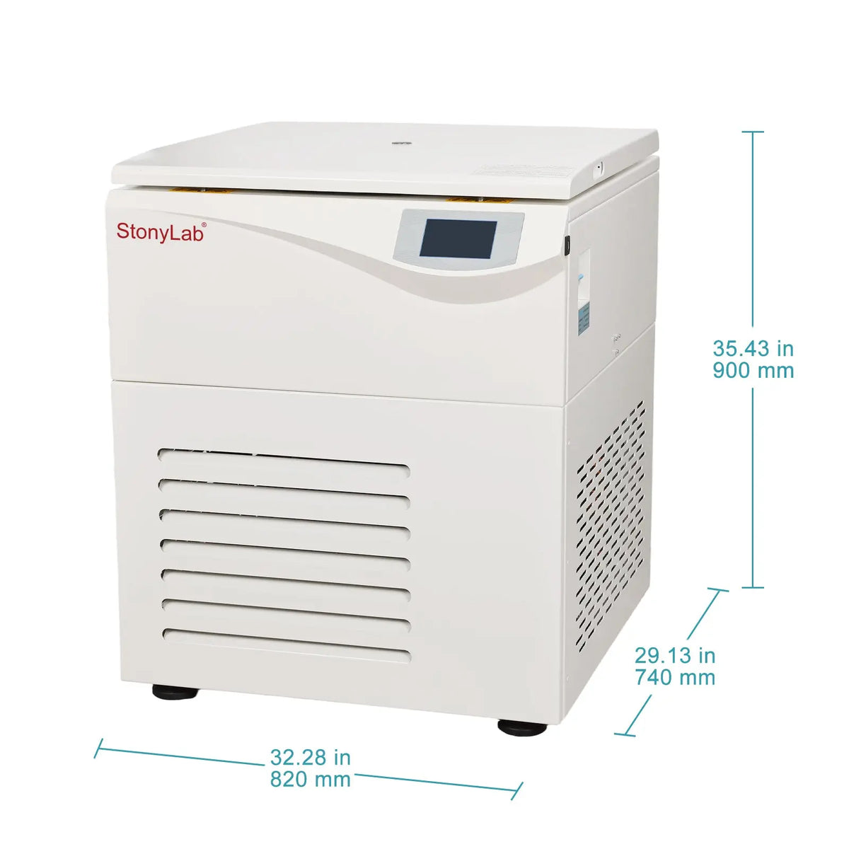 Floor-standing refrigerated centrifuge, 10,000 rpm, 15,730 × g, -20 to 40°C for high-speed laboratory sample separation StonyLab