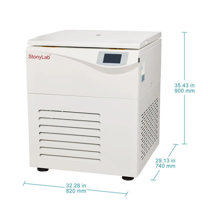 Floor-standing refrigerated centrifuge, 10,000 rpm, 15,730 × g, -20 to 40°C for high-speed laboratory sample separation StonyLab