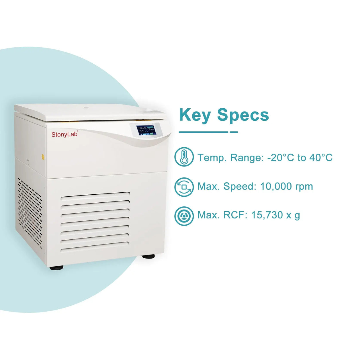 Floor-Standing Refrigerated Centrifuge, 10,000 rpm, 15,730 x g, -20°C to 40°C Centrifuge-Floor Standing