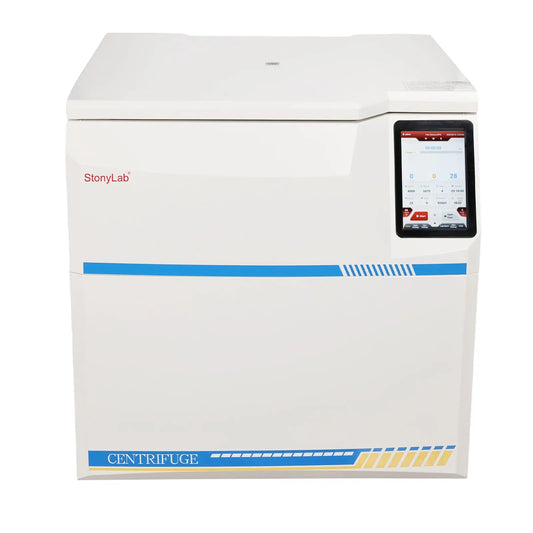 Floor-standing refrigerated centrifuge, 8000 rpm, 14551 × g, 8 × 2000 ml capacity for high-volume laboratory sample separation StonyLab