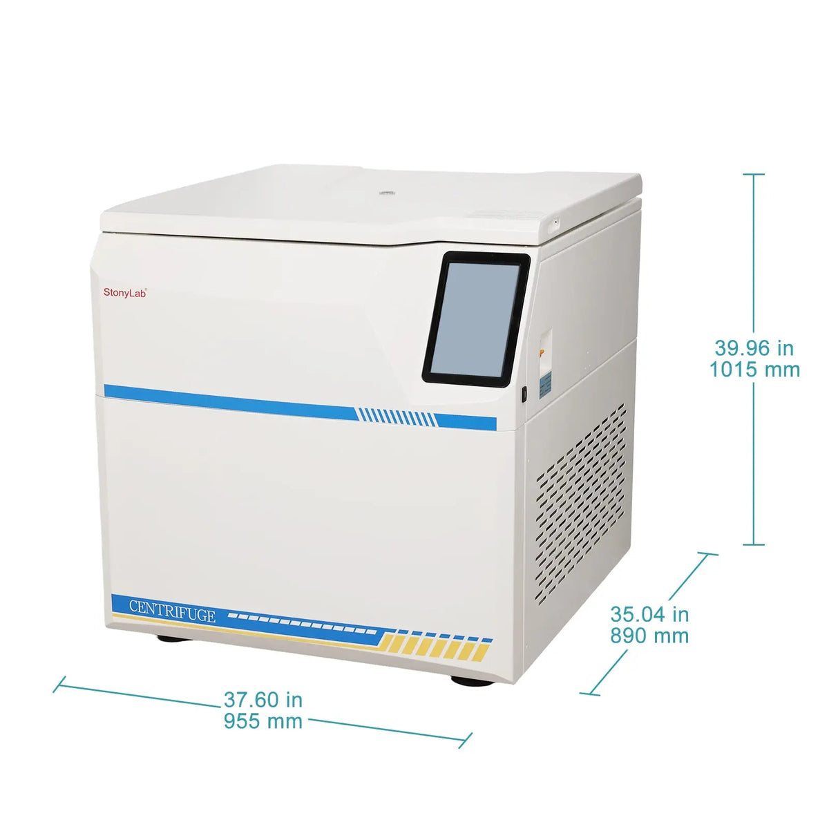 Floor-standing refrigerated centrifuge, 8000 rpm, 14551 × g, 8 × 2000 ml capacity for high-volume laboratory sample separation StonyLab