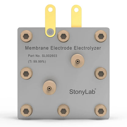 Flow Electrochemical Cell, MEA Membrane, 99.99% Purity Titanium Bipolar Plates and Reaction Area of 5 cm² Electrolyzer-MEA
