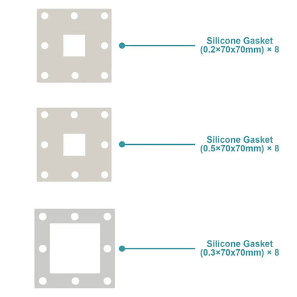 Flow Electrochemical Cell, MEA Membrane, 99.99% Purity Titanium Bipolar Plates and Reaction Area of 5 cm² Electrolyzer-MEA