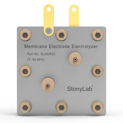 Flow Electrochemical Cell, MEA Membrane, 99.99% Purity Titanium Bipolar Plates and Reaction Area of 5 cm² Electrolyzer-MEA