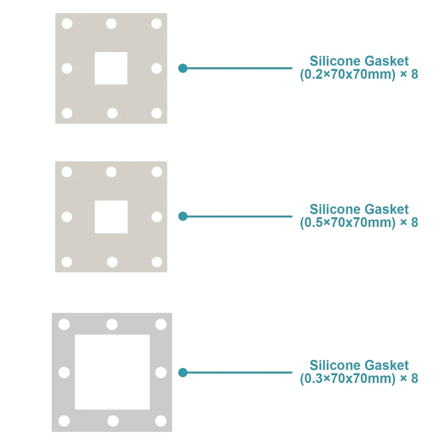Flow Electrochemical Cell, MEA Membrane, 99.99% Purity Titanium Bipolar Plates and Reaction Area of 5 cm² Electrolyzer-MEA