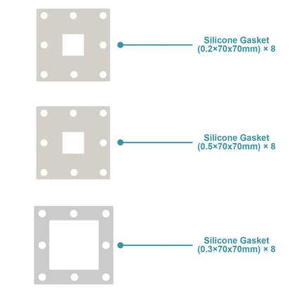Flow Electrochemical Cell, MEA Membrane, 99.99% Purity Titanium Bipolar Plates and Reaction Area of 5 cm² Electrolyzer-MEA