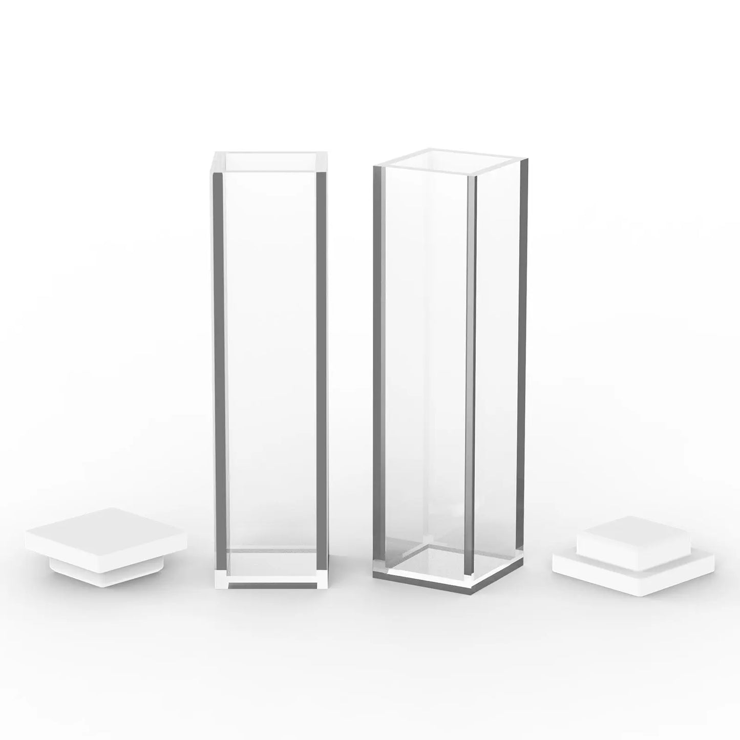 Fluorescence Quartz Cuvette, 3.5 ml, 10 mm Path Length, Four-Sided, with PTFE Cap Quartz Cuvette-Fluorescence