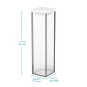Close-up view showing the precise design and material of StonyLab Fluorescence Quartz Cuvette
