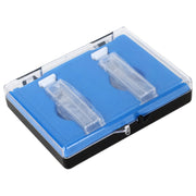 Side view and dimensional layout of the durable StonyLab Fluorescence Quartz Cuvette