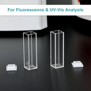 Comprehensive product view and setup components for StonyLab Fluorescence Quartz Cuvette