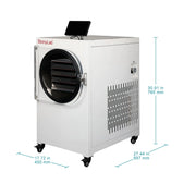 Close-up view showing the precise design and material of StonyLab Food Freeze Dryer with Vacuum Pump