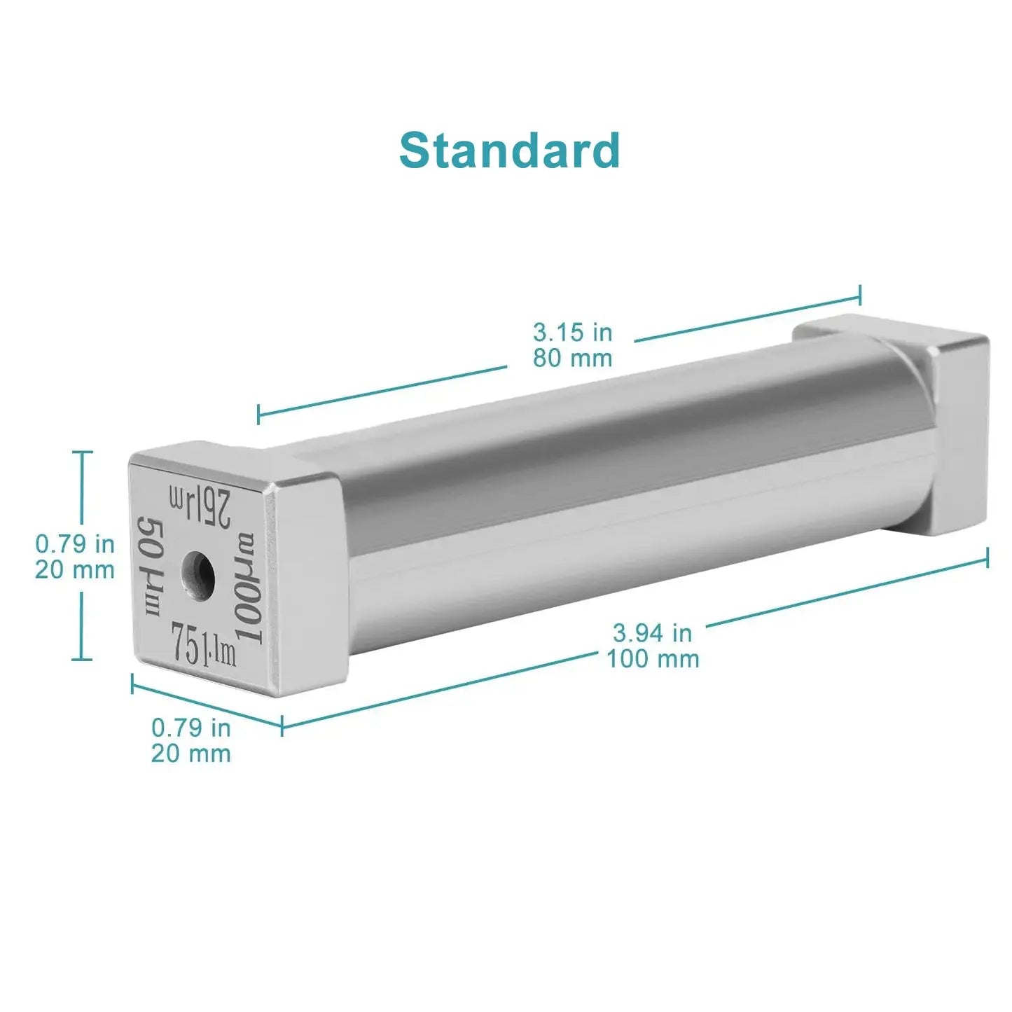 Four-Sided Film Applicators, Manual Coating Tool for Battery Electrode Preparation (Stainless Steel) Four-sided Film Applicators