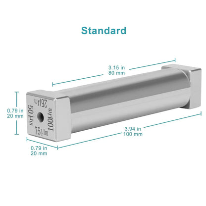 Four-Sided Film Applicators, Manual Coating Tool for Battery Electrode Preparation (Stainless Steel) Four-sided Film Applicators