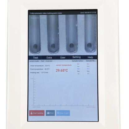 Full-Automatic Melting Point Meter, RT-420°C, 4 Samples per Run, Automatic Testing Melting Point Apparatus