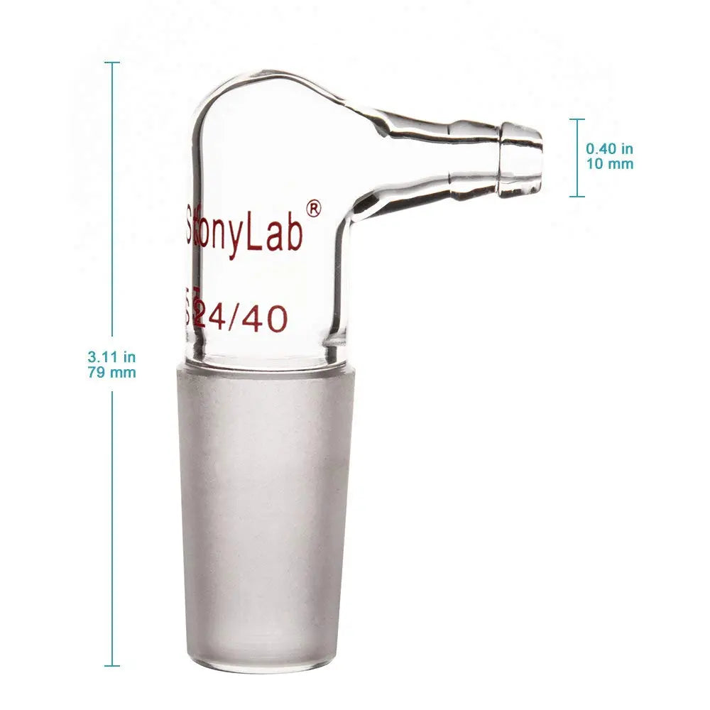 Gas Inlest Flask Adapter Vacuum/Gas Inlet Adapter with Hose - [[{