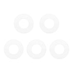 Gasket Silicone Seals with 15 mm ID and 30 mm OD for Electrochemical Cell, 5-10 Pack