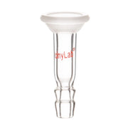 StonyLab #15 O-Ring joint to 10 mm Serrated Hose Connection Adapter for professional laboratory applications