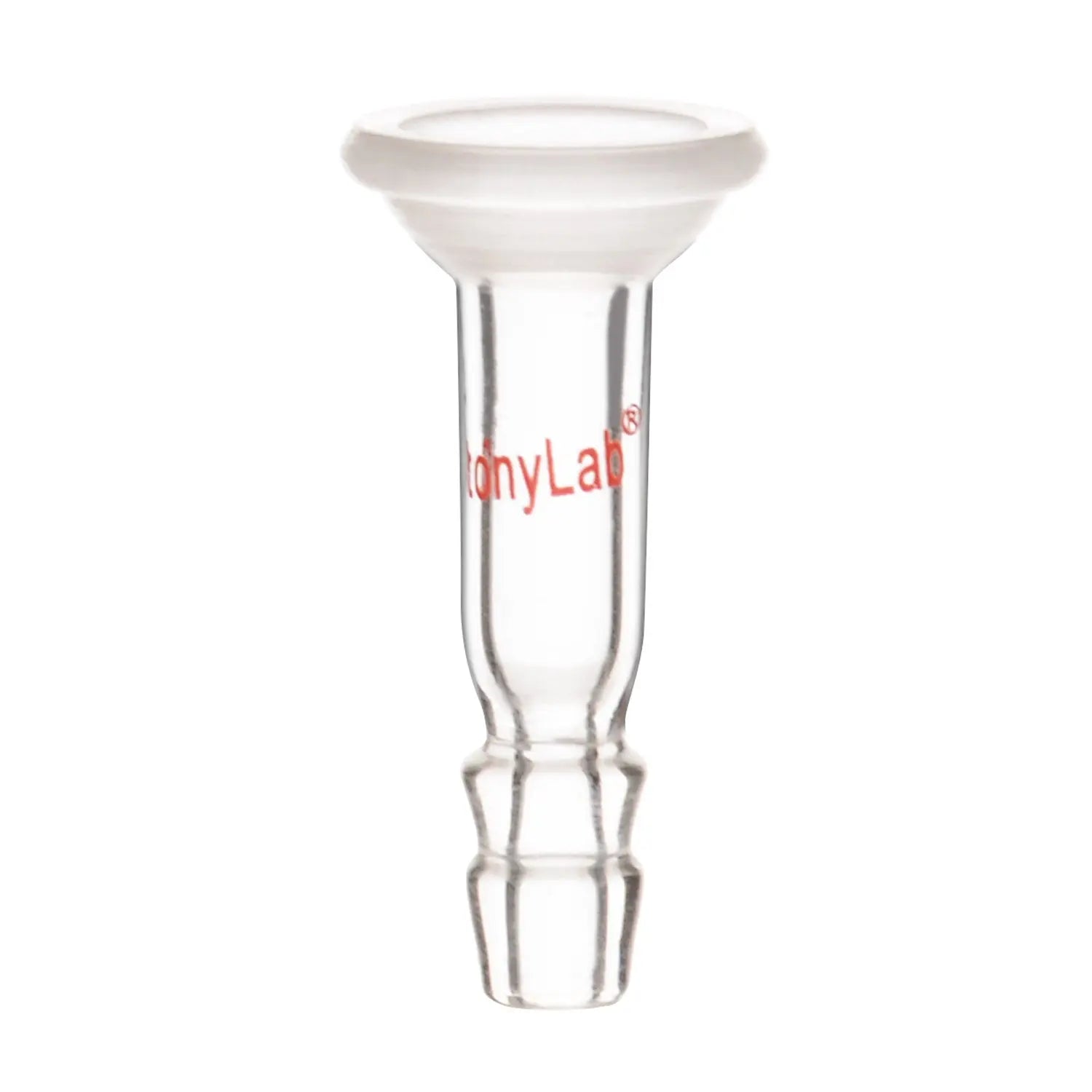 StonyLab #15 O-Ring joint to 10 mm Serrated Hose Connection Adapter for professional laboratory applications