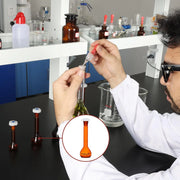 Alternative angle showing underlying build quality of StonyLab Amber Volumetric Flask