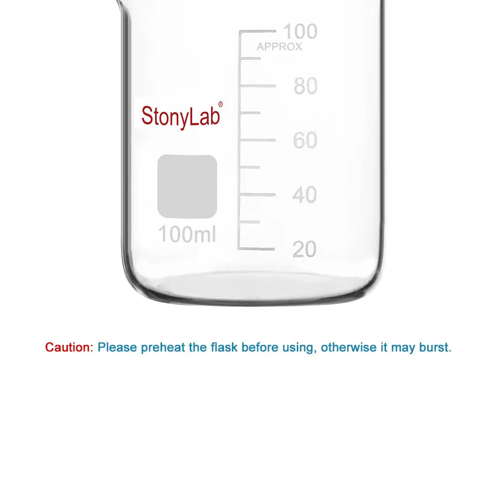 Detailed structural assembly component for StonyLab Mixed Size Glass Beaker Set