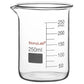 Glass Beaker, 50-3000 ml - StonyLab Beakers 250-ml
