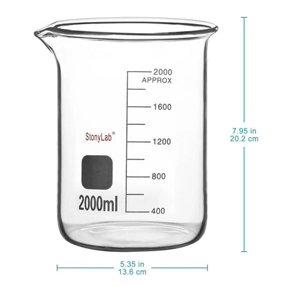 Glass Beaker, 50-5000 ml Beakers