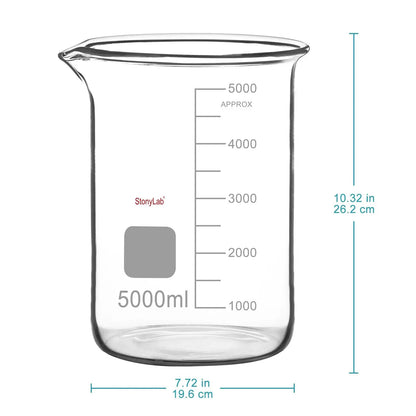 Glass Beaker, 50-5000 ml Beakers