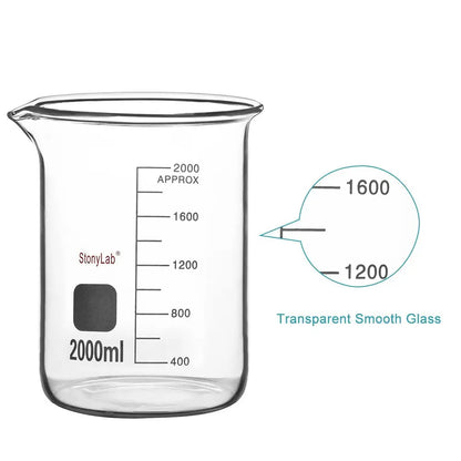 Glass Beaker, 50-5000 ml Beakers