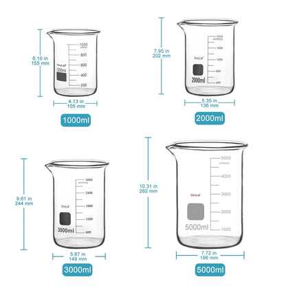 Glass Beaker, 50-5000 ml Beaker-Glass