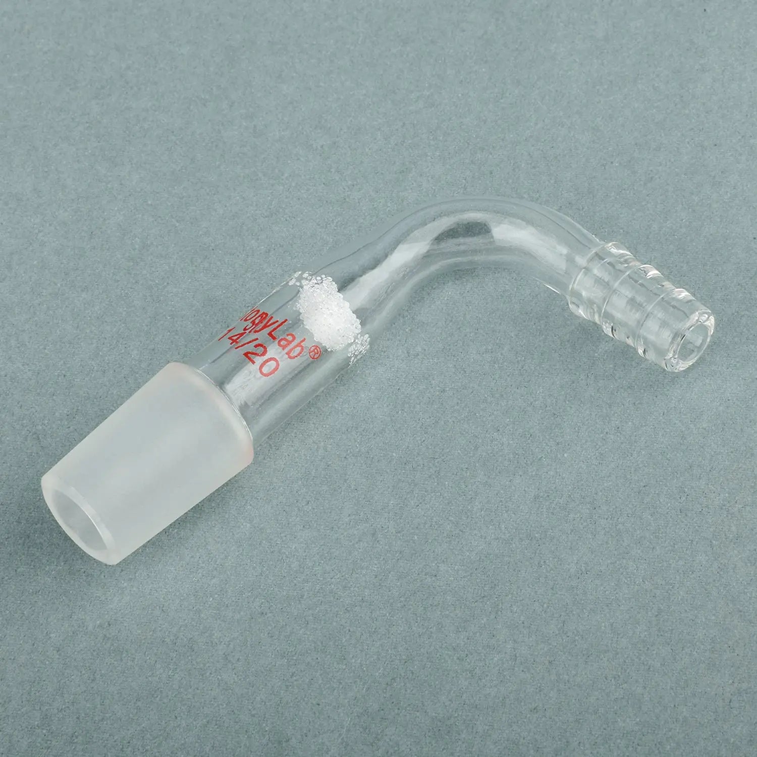Detailed structural assembly component for StonyLab Glass Bent Vacuum Adapter with G1 Type Frit