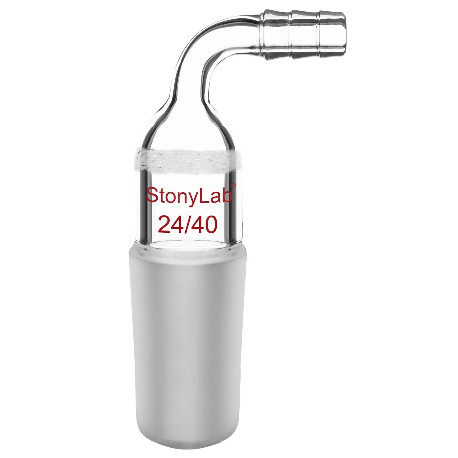 StonyLab Glass Bent Vacuum Adapter with G1 Type Frit for professional laboratory applications