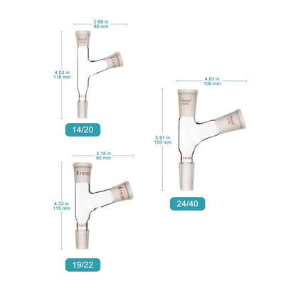 Glass Connecting Adapter, 105 Angle Adapters-Connecting