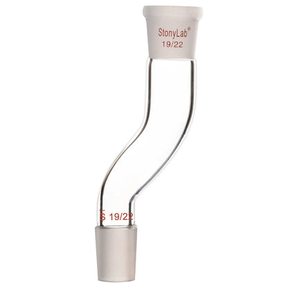 StonyLab Glass Offset Connecting Adapter 14/20–24/40 Joints