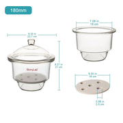 StonyLab Glass Desiccator heavy duty chemical processing configuration