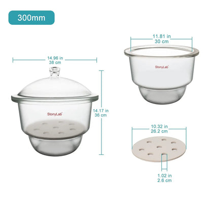 Glass Desiccator Desiccators-Non-Vacuum