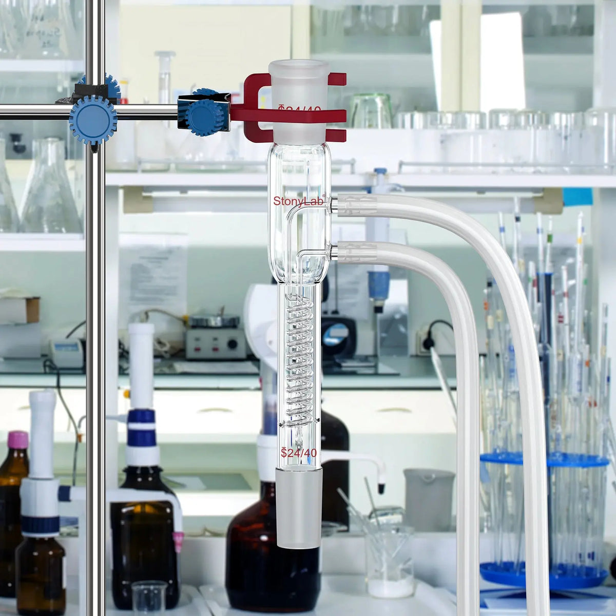 Glass Dimroth Coil Reflux Condenser 