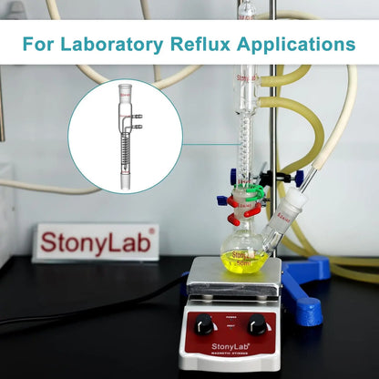Glass Dimroth Coil Reflux Condenser 