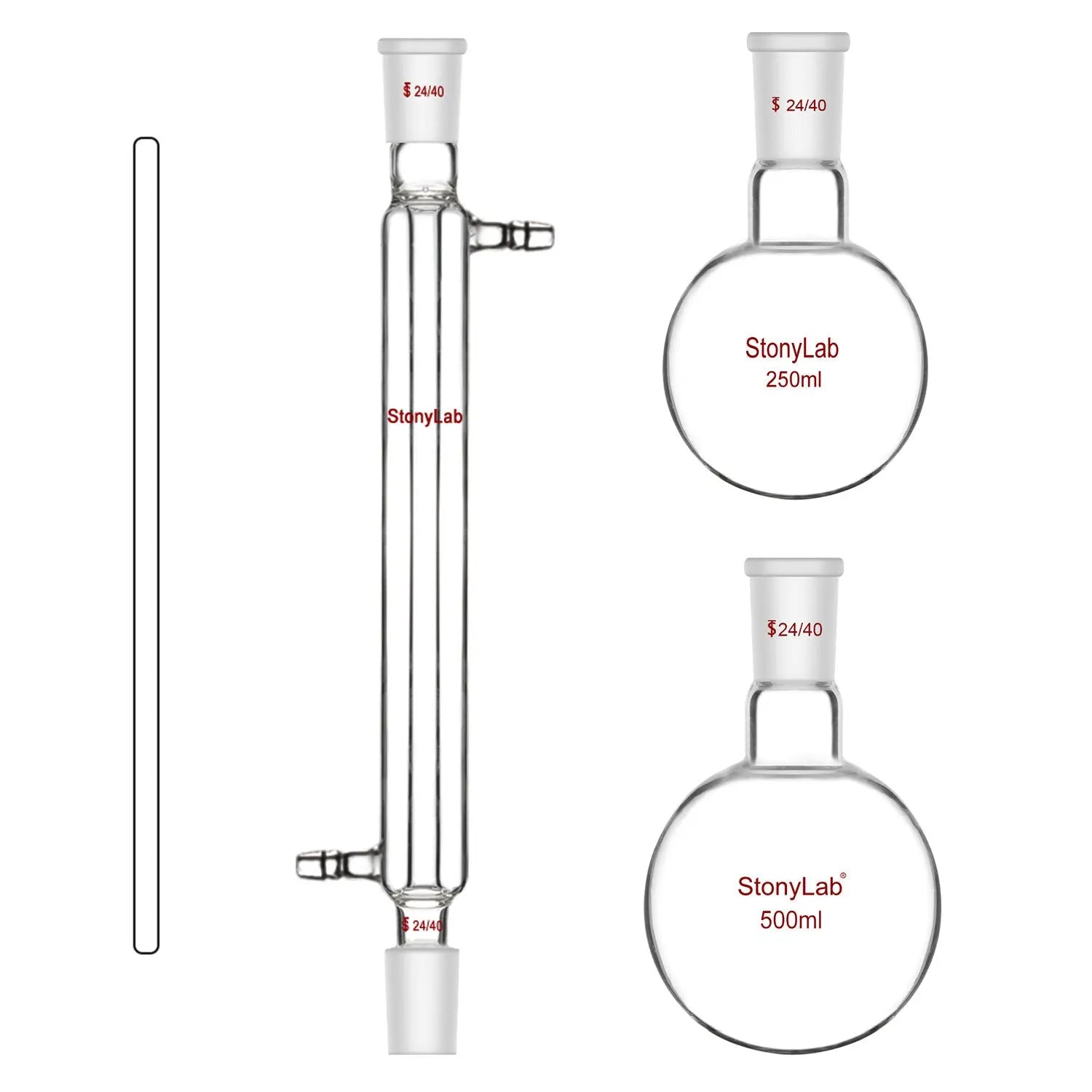 StonyLab Distillation Kit heavy duty chemical processing configuration